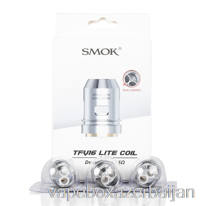 E-Juice Vape SMOK TFV16 LITE Replacement Coils 0.15ohm Dual Mesh Coils